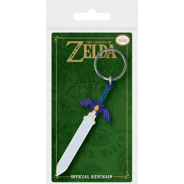 Legend of Zelda Rubber klúčenka Master Sword 6 cm